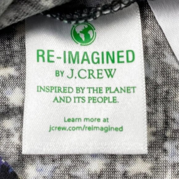 J.Crew Eco Dreamiest Henley Pajama Pant Set in Black Starry Sky Print | XS - Picture 7 of 7